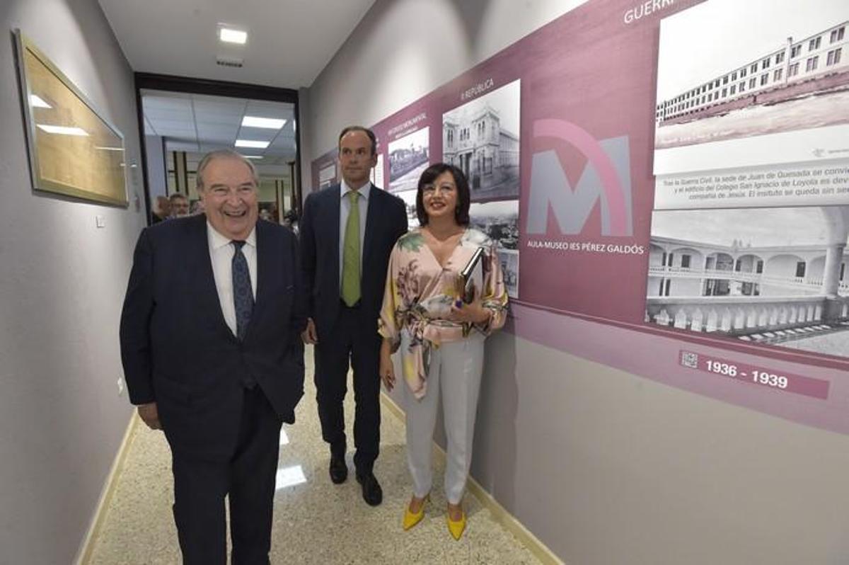 Inauguración del Aula Museo del IES Pérez Galdós