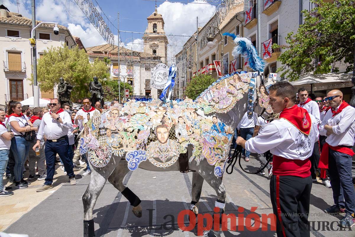 Recorrido Caballos del Vino día dos de mayo en Caravaca