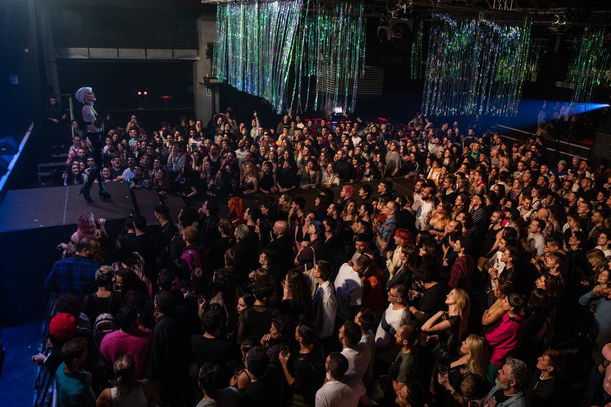 Las drags Marina y Alex Marteen, en la sala Razzmatazz.