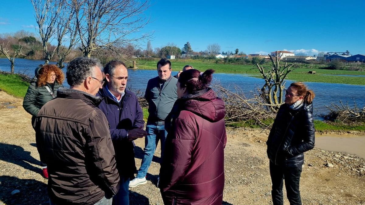 El Gobierno visita las zonas afectadas por el temporal en Extremadura