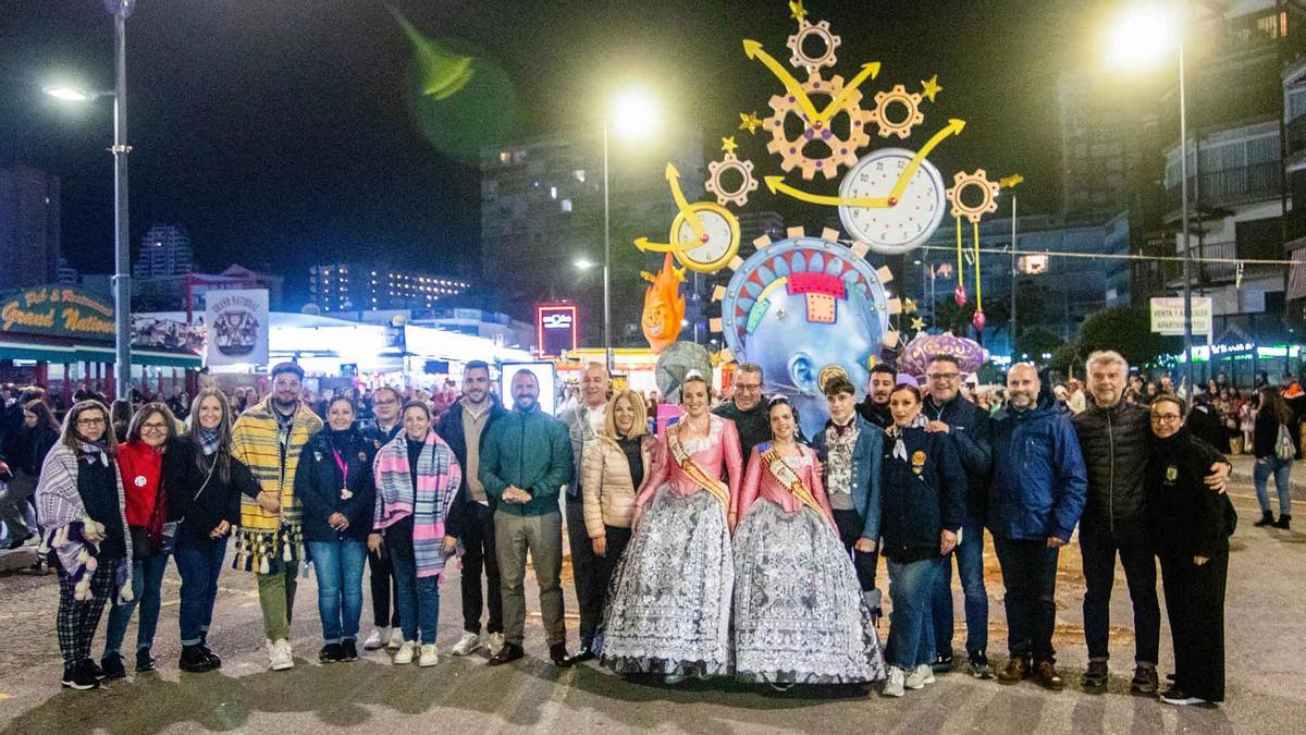 La Cremà de las Fallas de Benidorm.