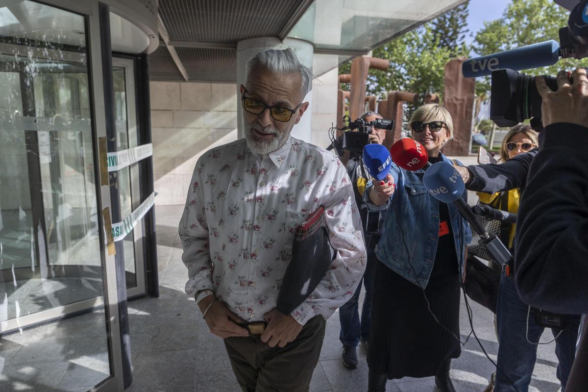 Marcos Benavent, en una de sus comparecencias enla Ciudad de la Justicia, por el caso Taula.