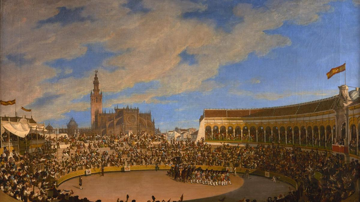 Joaquín Domínguez Becquer. Plaza de la Maestranza.