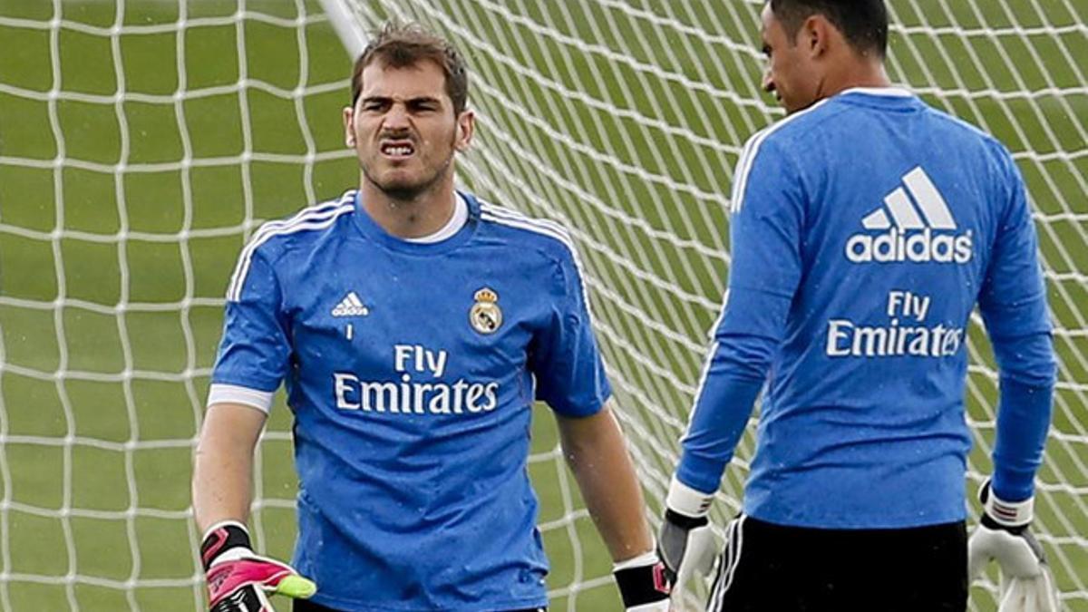 Iker Casillas, este viernes por la mañana en Valdebebas