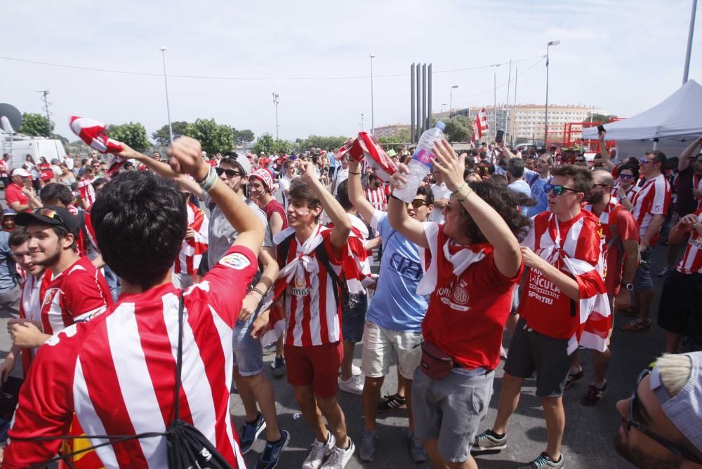 L'afició del Girona FC desembarca a Tarragona