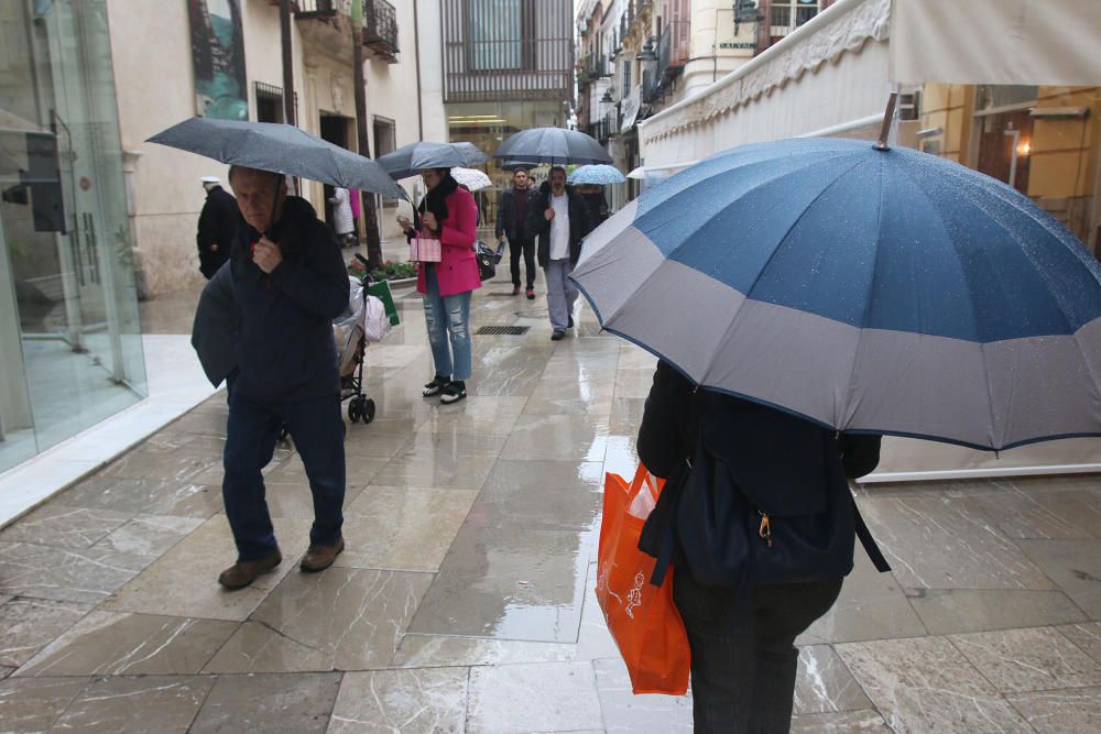 El sábado, otra jornada lluviosa.