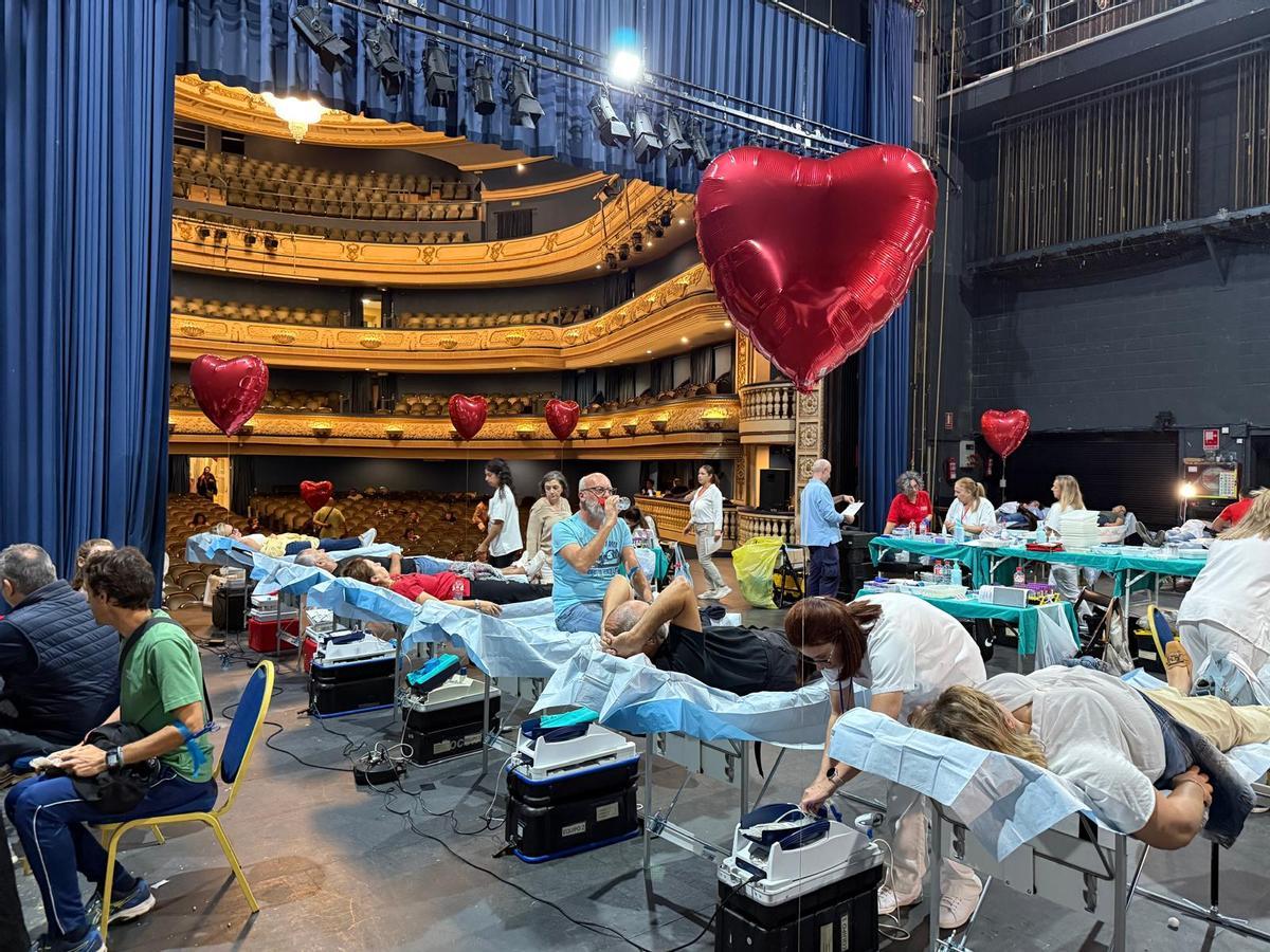 Jornada de donación en el Teatro Principal de Alicante