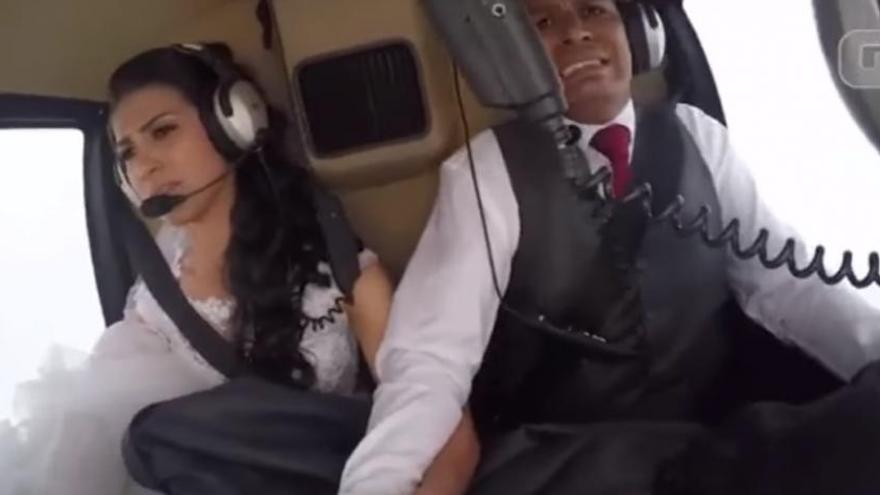 El vídeo de un accidente de helicóptero de una novia camino a su boda conmociona Brasil