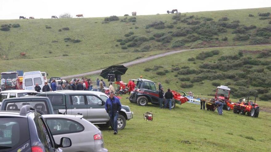 Una feria agrícola en el alto de Cotobello.