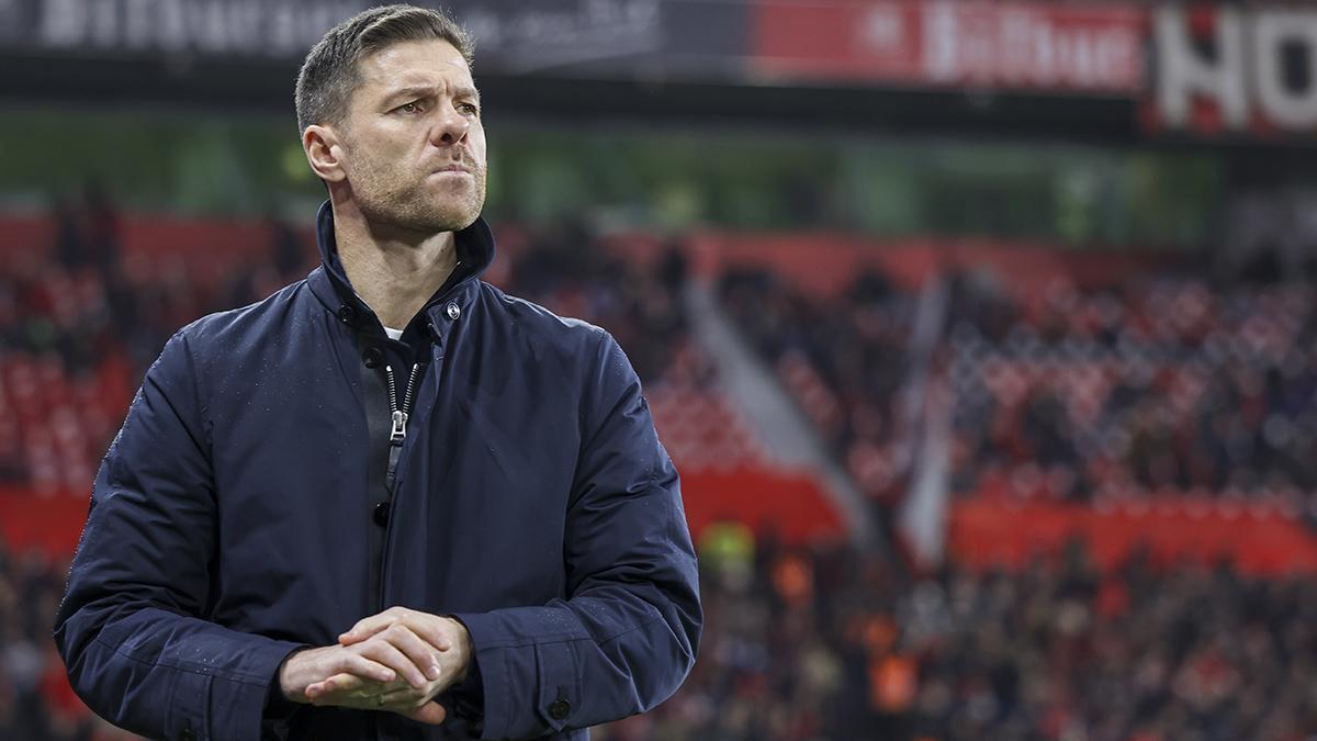 Xabi Alonso, entrenador del Bayer Leverkusen, durante un partido de la Bundesliga