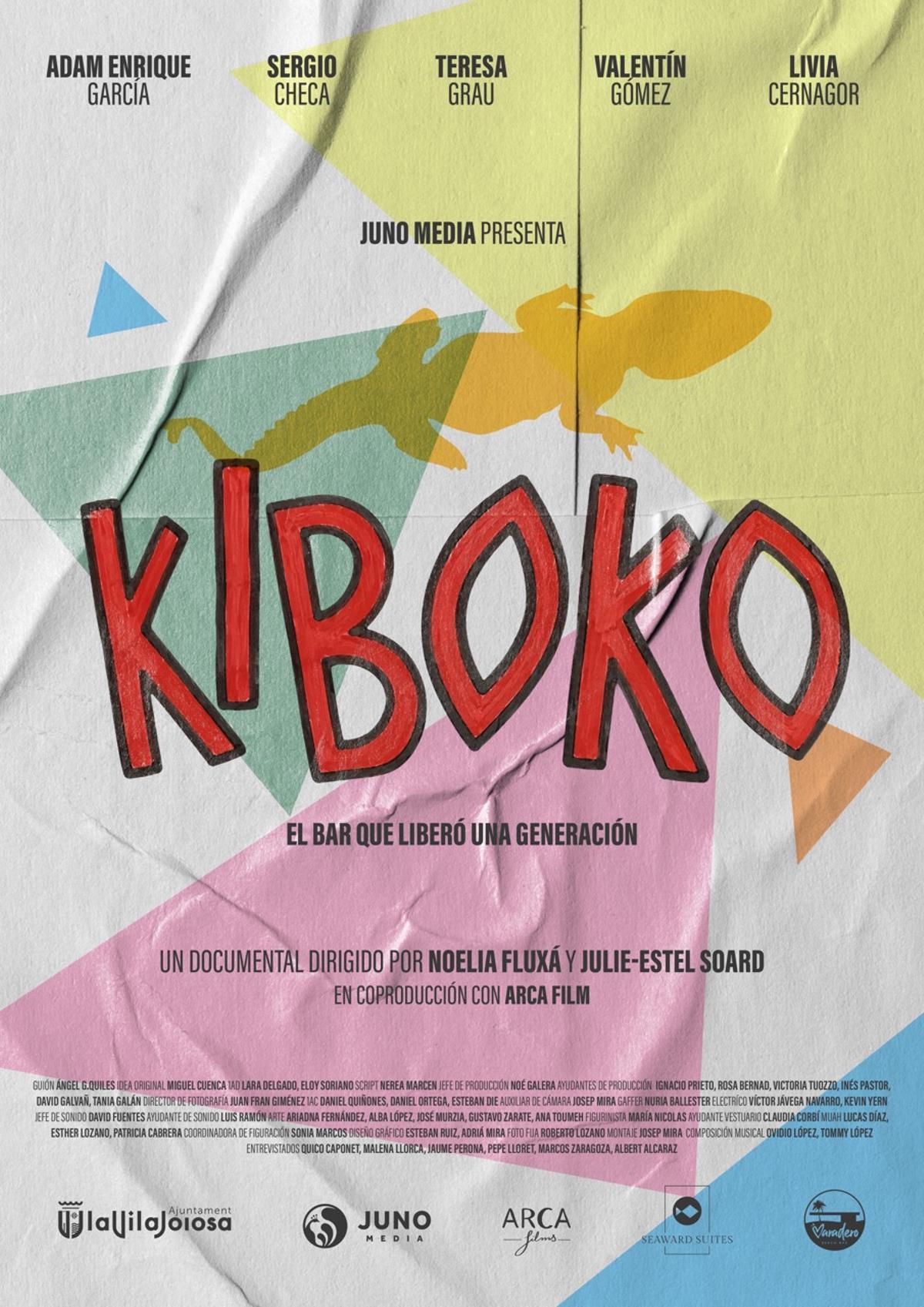Cartel del cortometraje de docuficción "Kiboko"