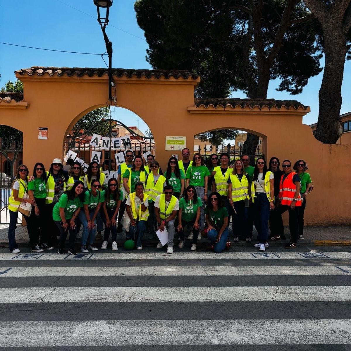 El encierro educativo se celebra esta tarde en el CEIP Santa Bàrbara de Benifaió.