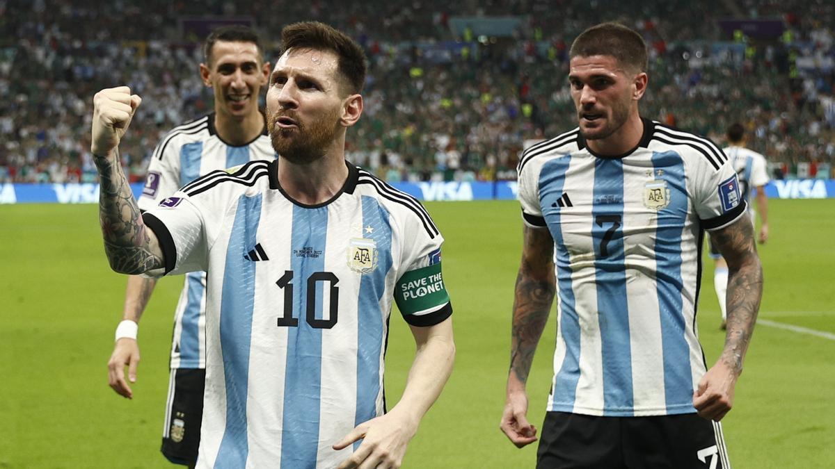 Messi salva la bola de partido de Argentina