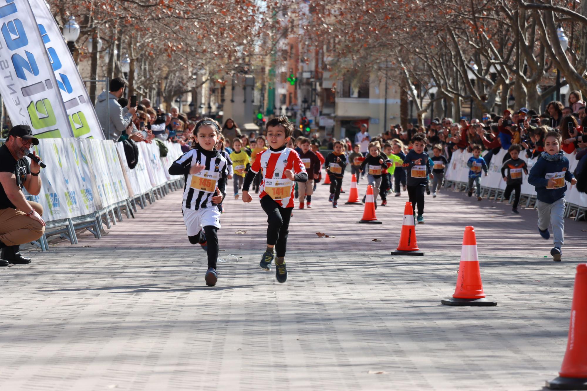 Las mejores imágenes de la maratón infantil en Castelló