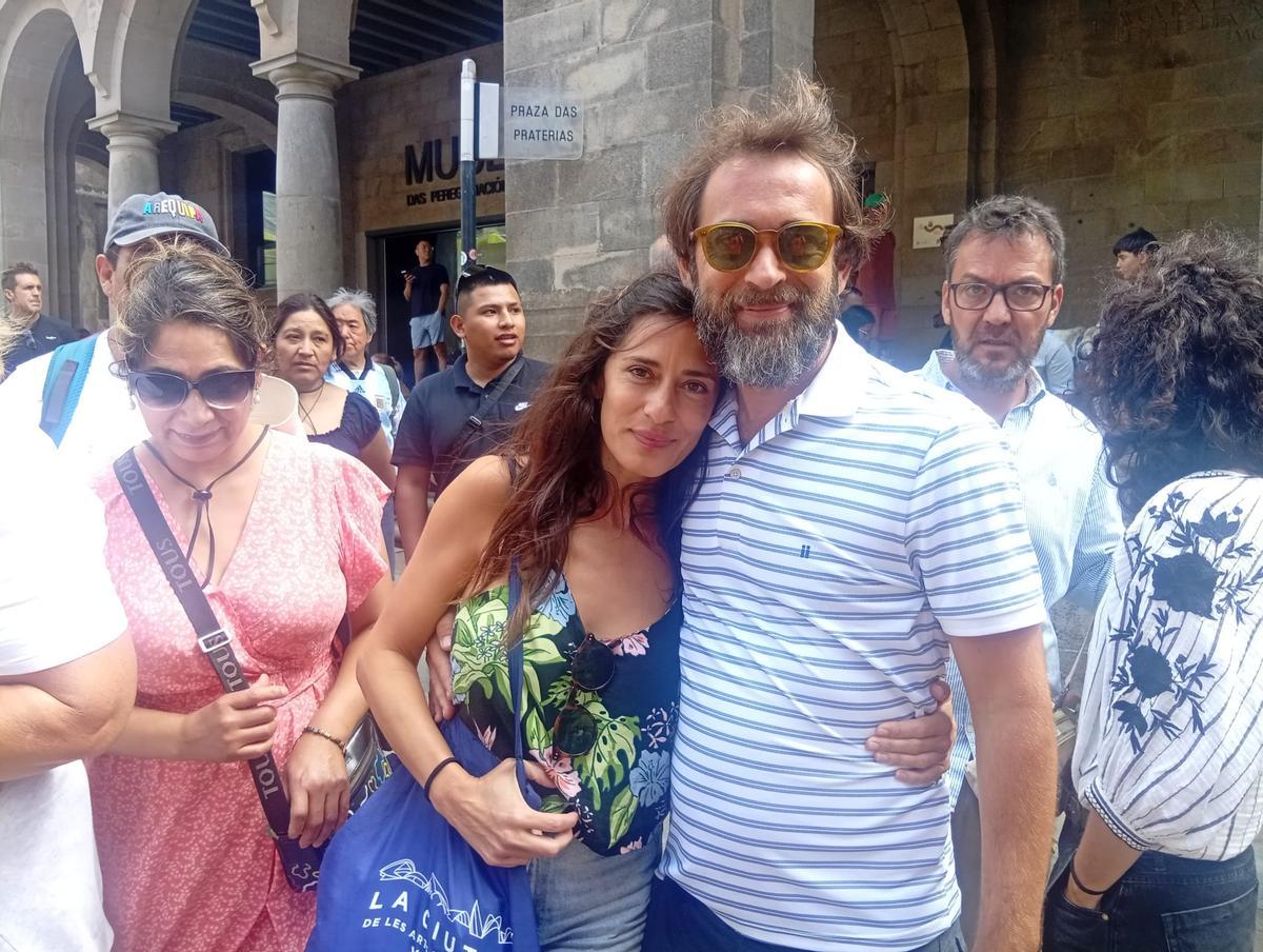 Nacho y Mai, de Valencia, que hicieron el Camino desde Vigo