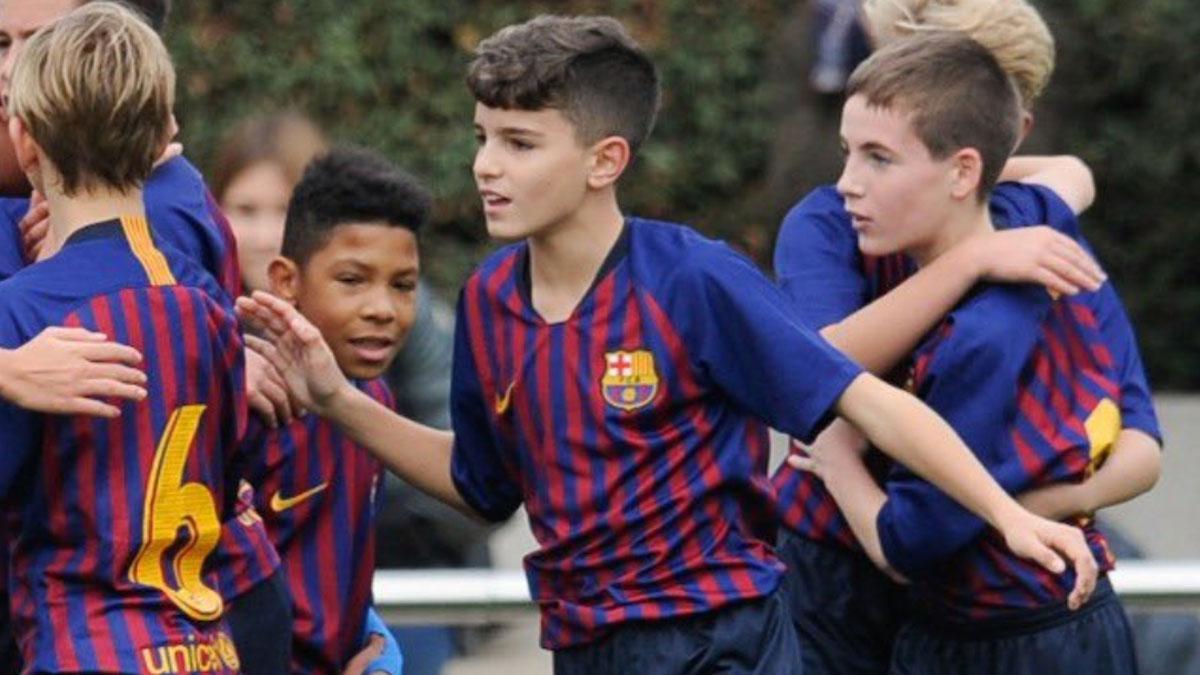 Pol Montesinos, en su etapa azulgrana