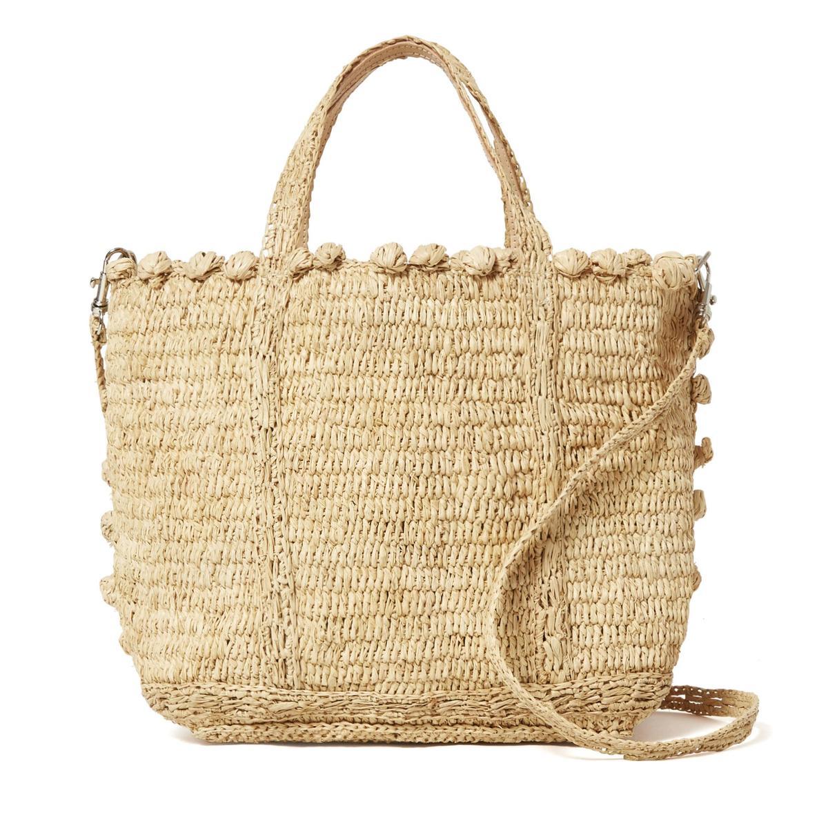 Bolso pequeño de rafia natural