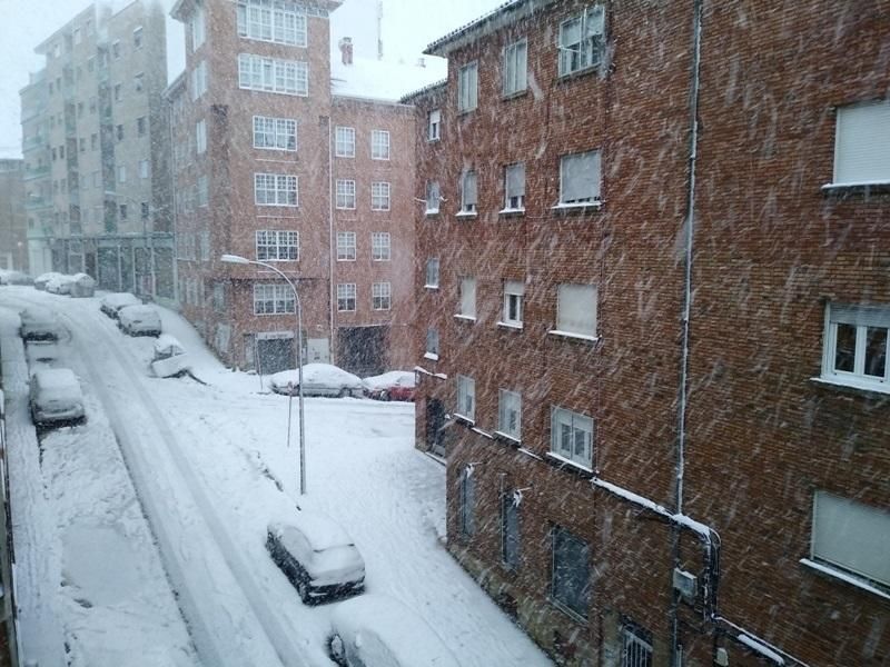 La nieve azota la península