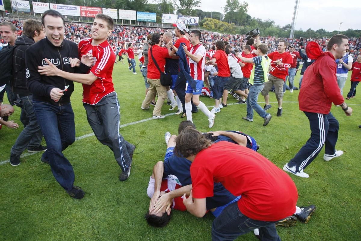 El primer millor Girona de la història: les millors imatges de l'ascens a Segona contra el Ceuta