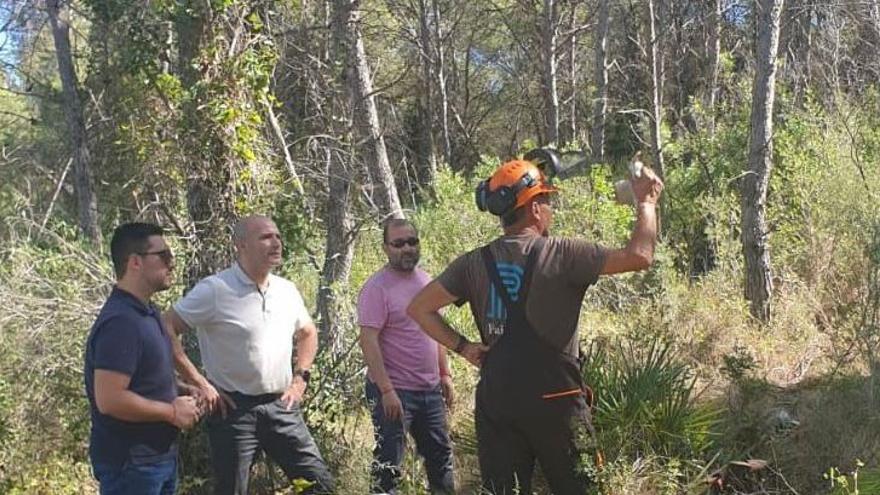 Visita al área de trabajo en Les Rodanes