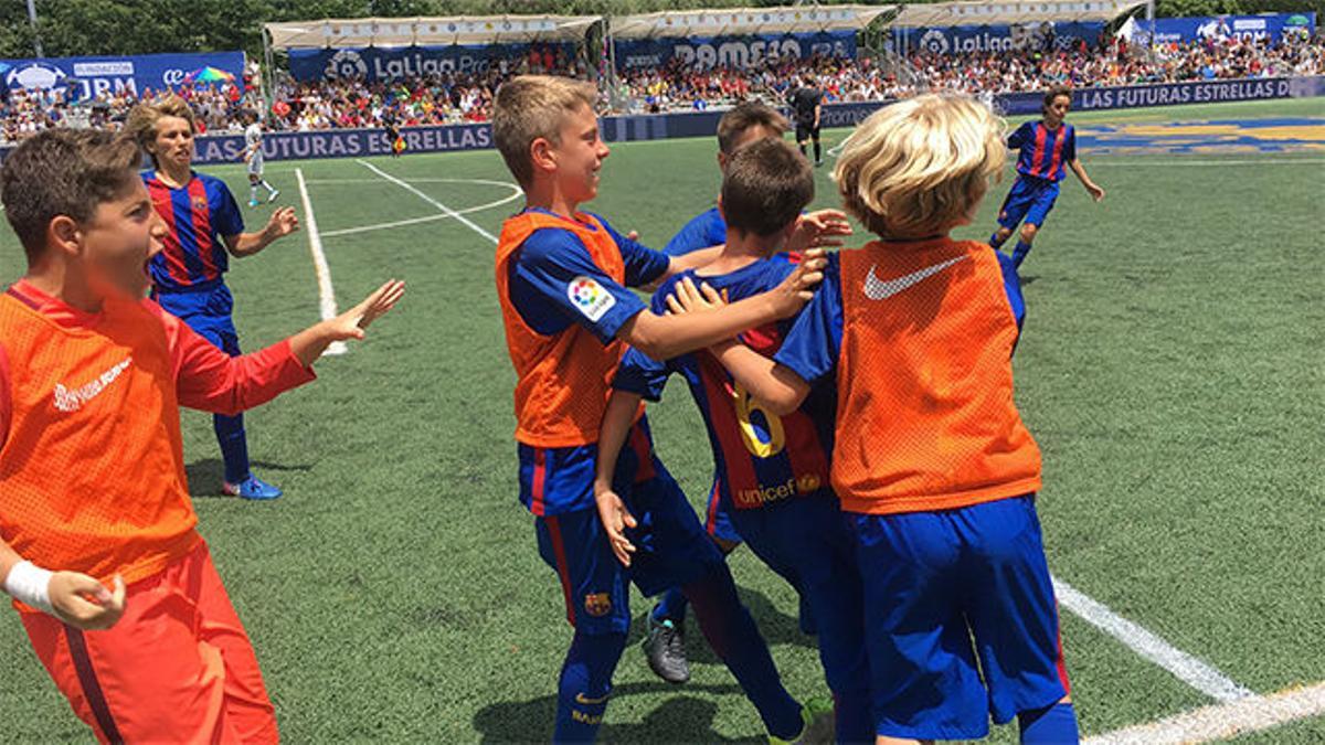 Iker Bravo dio la victoria al Barça en el III Torneo Internacional LaLiga Promises (3-2)