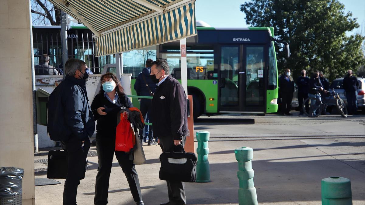 Los trabajadores de Aucorsa inician una huelga con un 100% de seguimiento