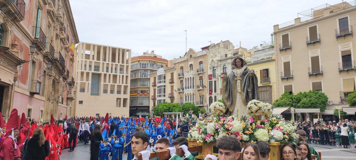 Las mejores imágenes de la Procesión del Ángel de Murcia 2026