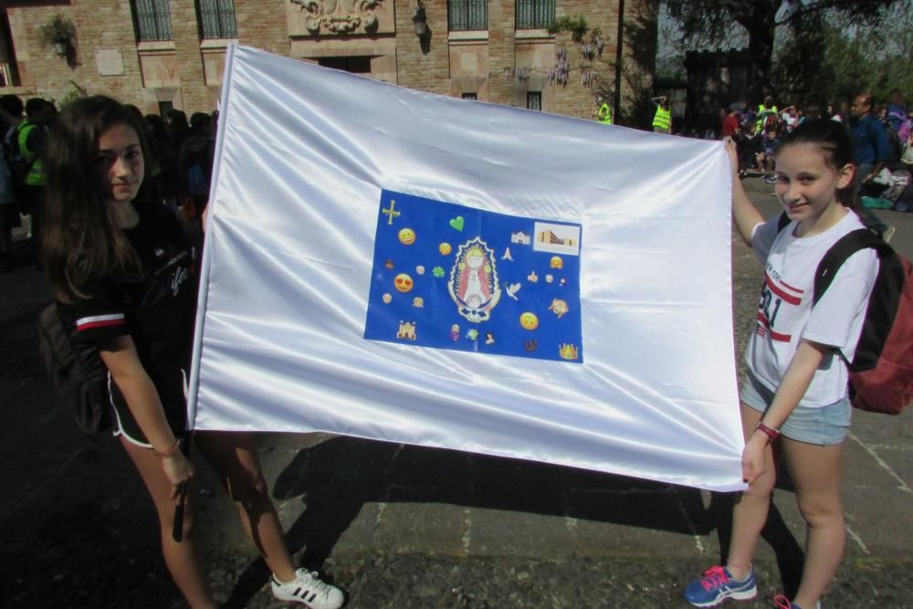 Encuentro de escolares en Covadonga