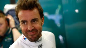 Fernando Alonso, satisfecho tras su primer día de acción en el GP de Bahrein