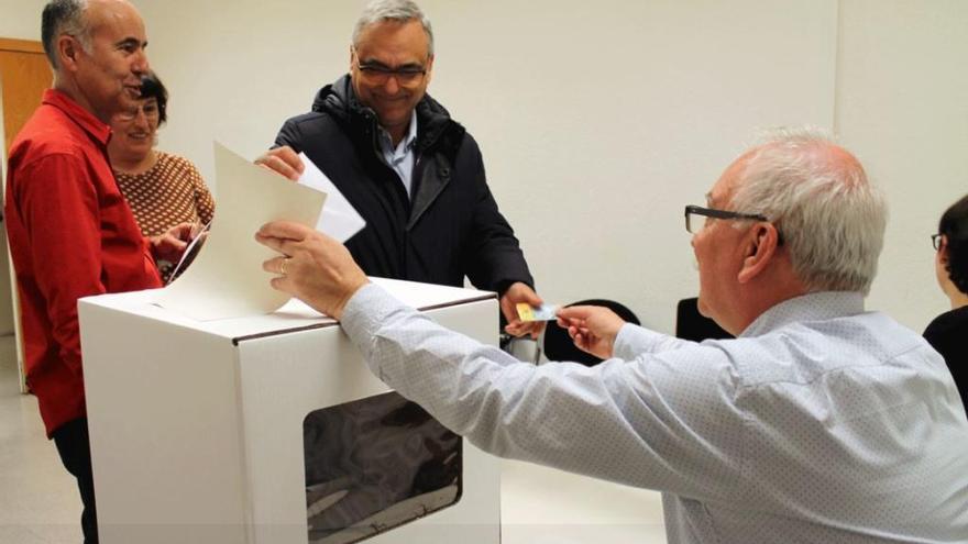 Una mesa electoral on s&#039;ha votat dimarts