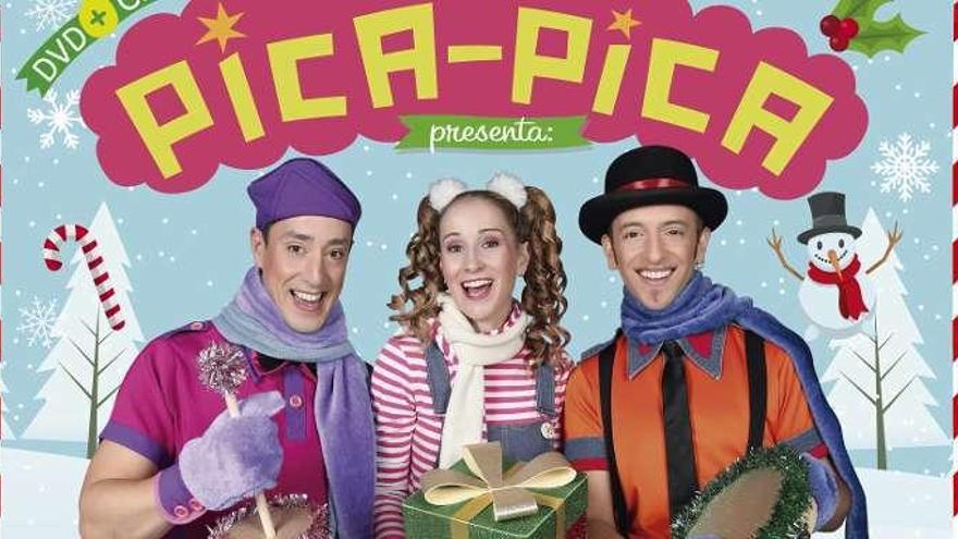 Los protagonistas de &quot;Pica Pica&quot;, Emiliano Müller, Belén Guijarro e Ignacio Repetto, en el cartel promocional.