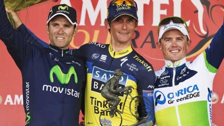 Valverde, Kreuziger y Gerrans.