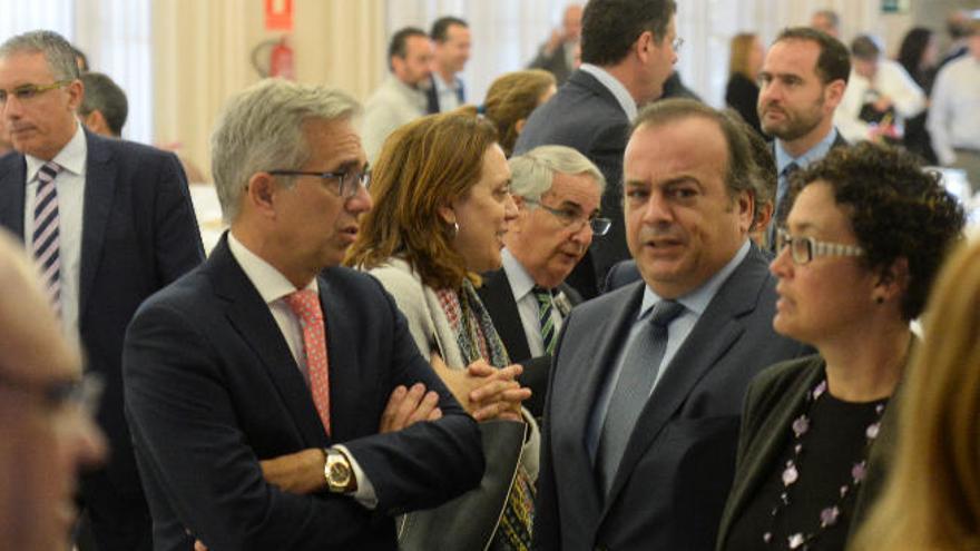 Onalia Bueno, Águeda Borges, José Juan González y Juan Ramírez.