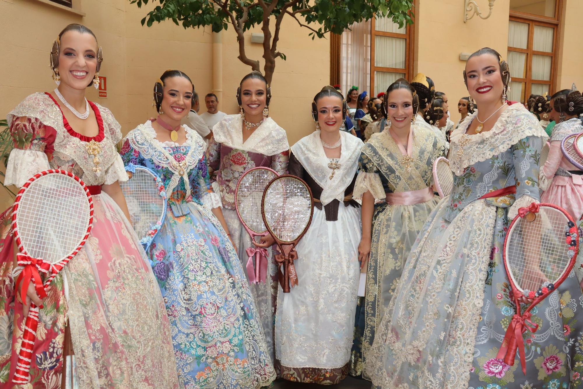 La Batalla de Flores de las candidatas a Falleras Mayores de València