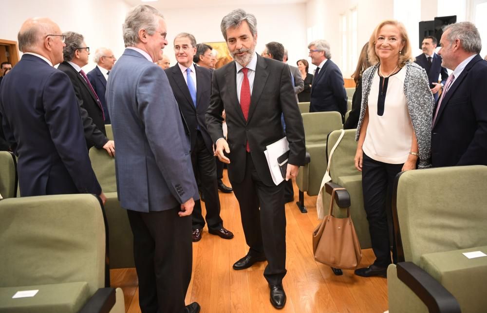 Lesmes inaugura un encuentro de jueces en A Coruña