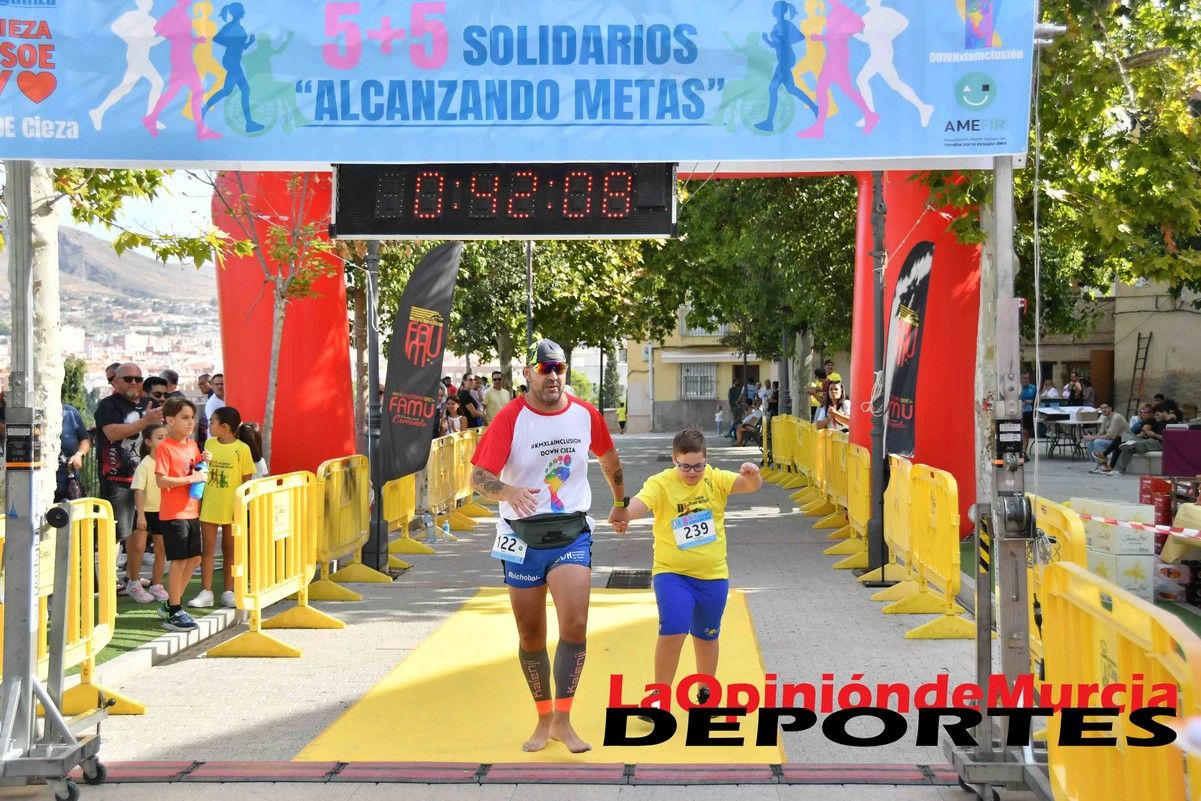 La carrera-Marcha Popular 5+5 Solidarios Alcanzando Metas, en imágenes