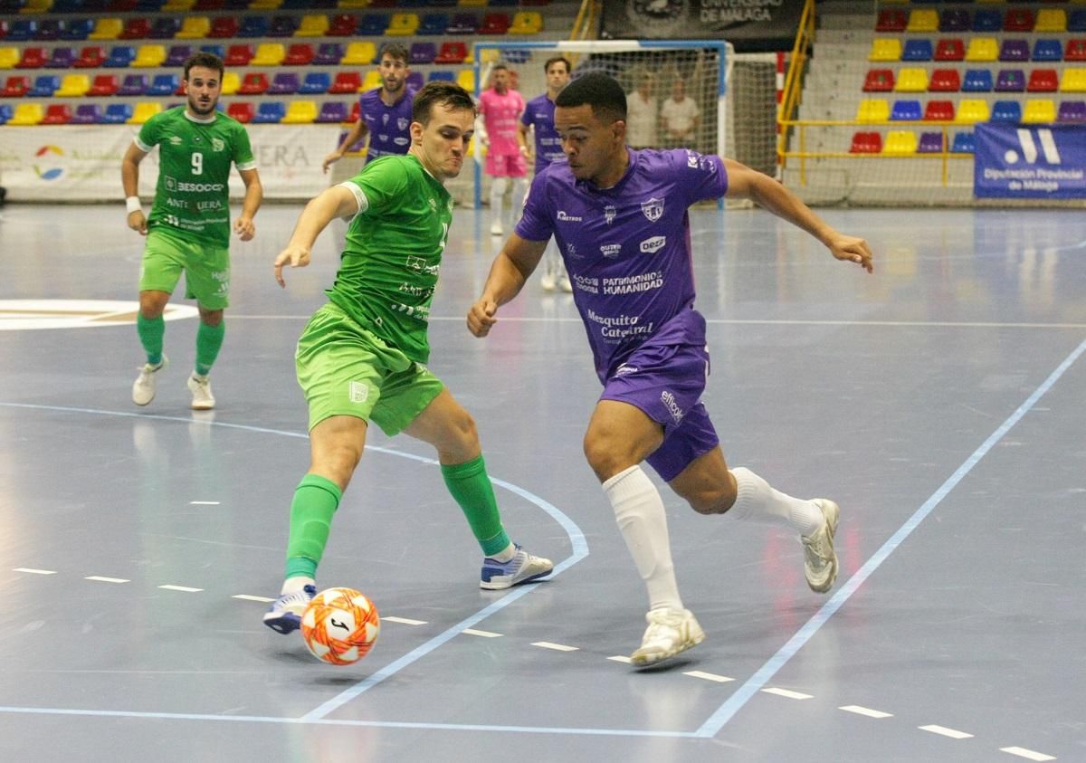 Muhammad Osamanmusa, en su primer partido con el Córdoba Futsal.