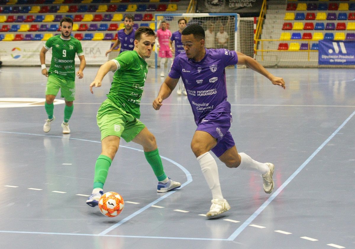 Muhammad Osamanmusa, en su primer partido con el Córdoba Futsal.