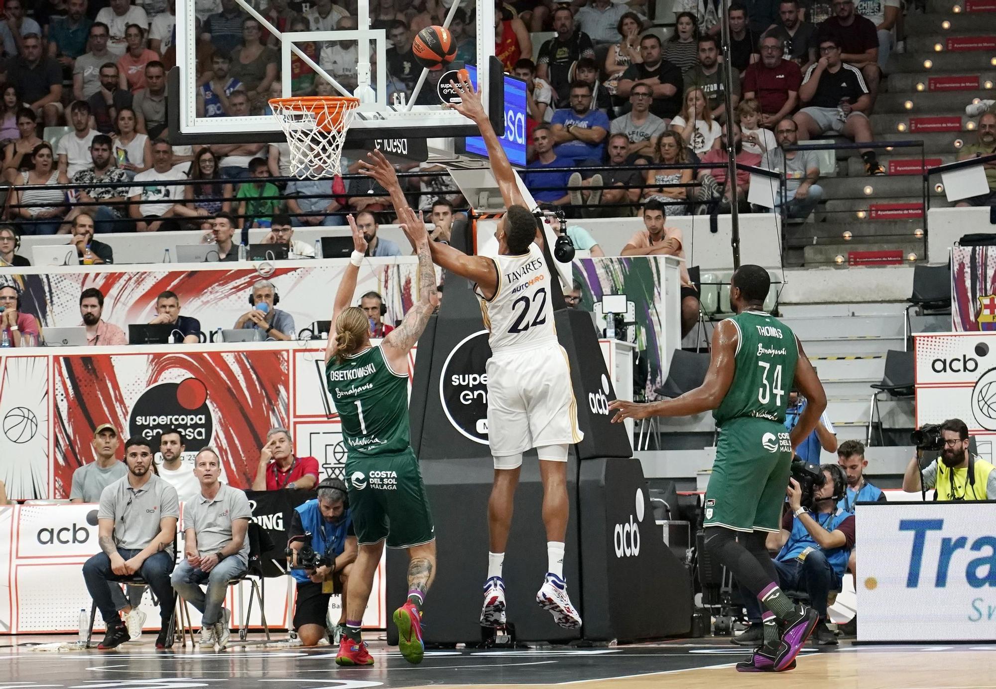 Unicaja - Madrid, final de la Supercopa Endesa 2023