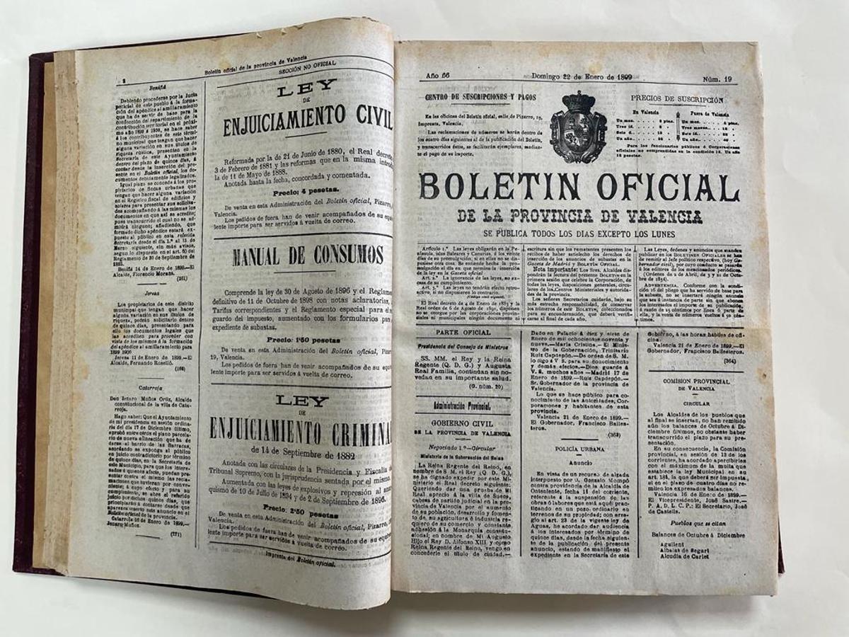 Publicación en el Boletín Oficial de la Provincia del anuncio.