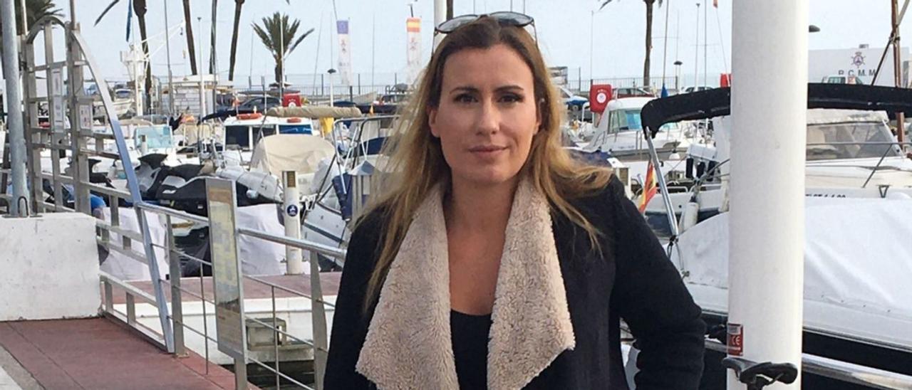 La presidenta de los empresarios del puerto deportivo, Natalia Caleiro. | L.O.