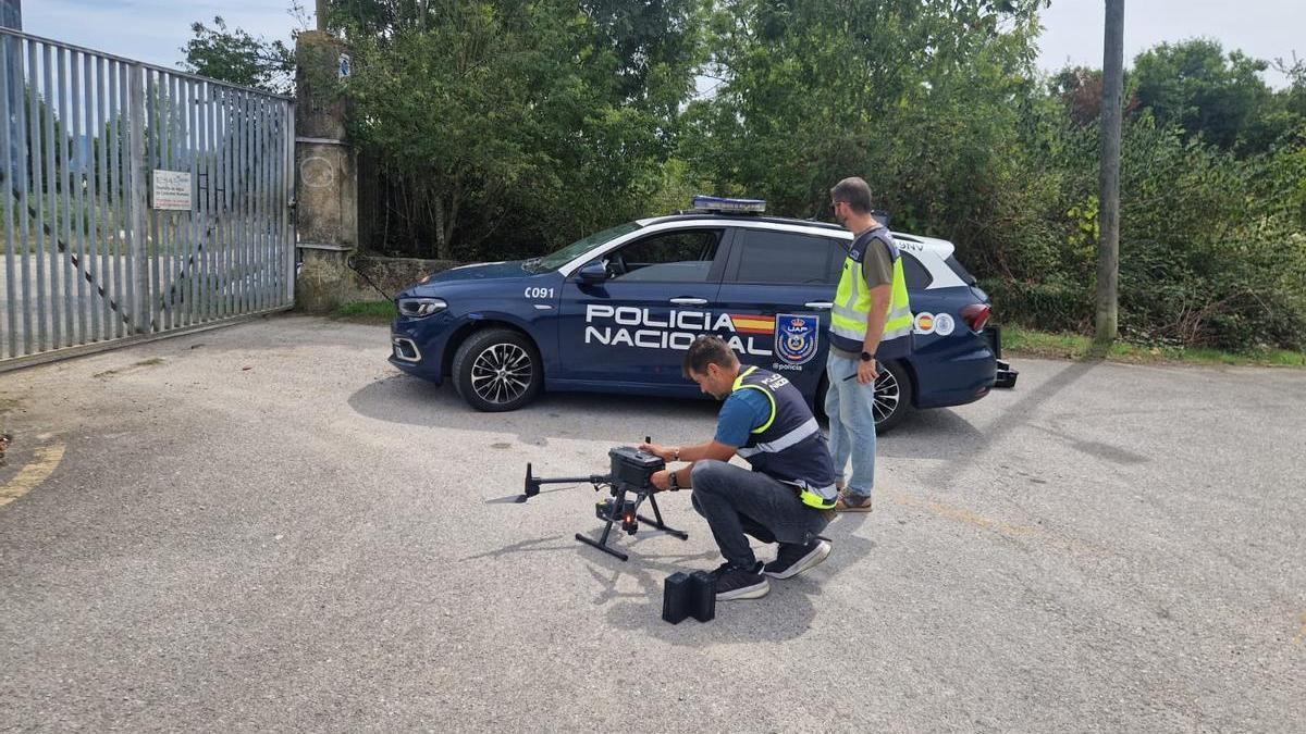 La Policía Nacional busca con drones en el Cristo a una mujer de 80 años con alzhéimer desaparecida desde el viernes que escapó de un geriatrico