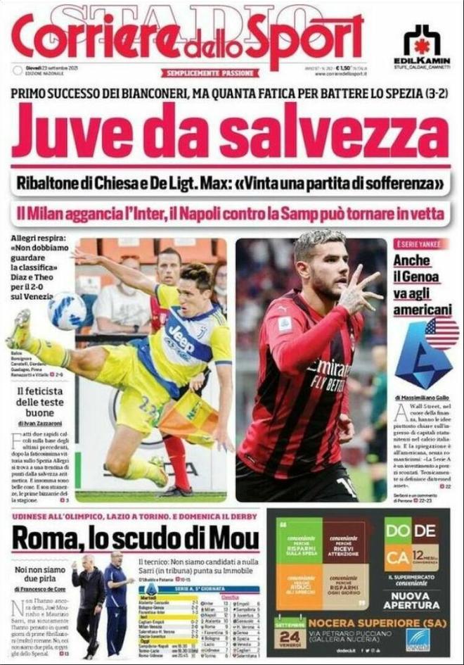 Las portadas de la prensa deportiva de hoy