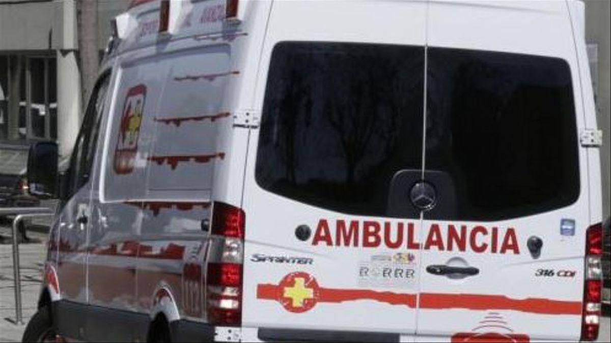 una ambulancia