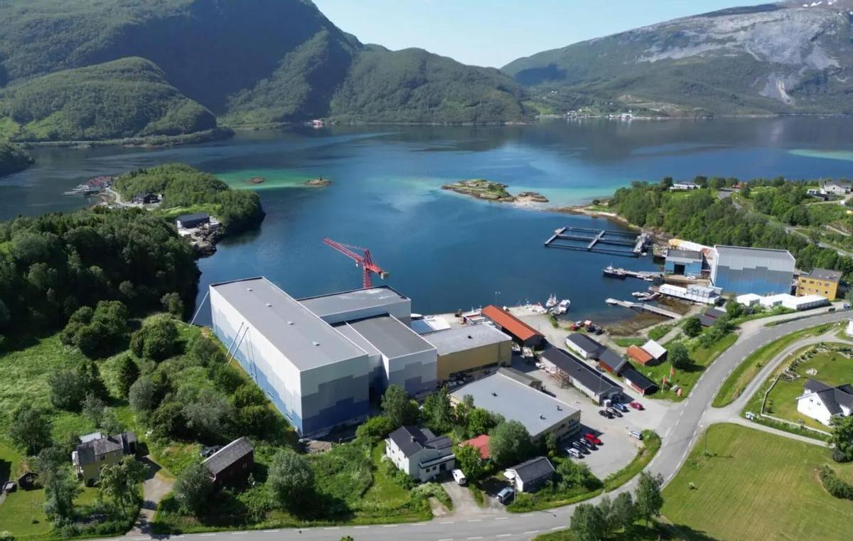 Instalaciones del astillero noruego GMV