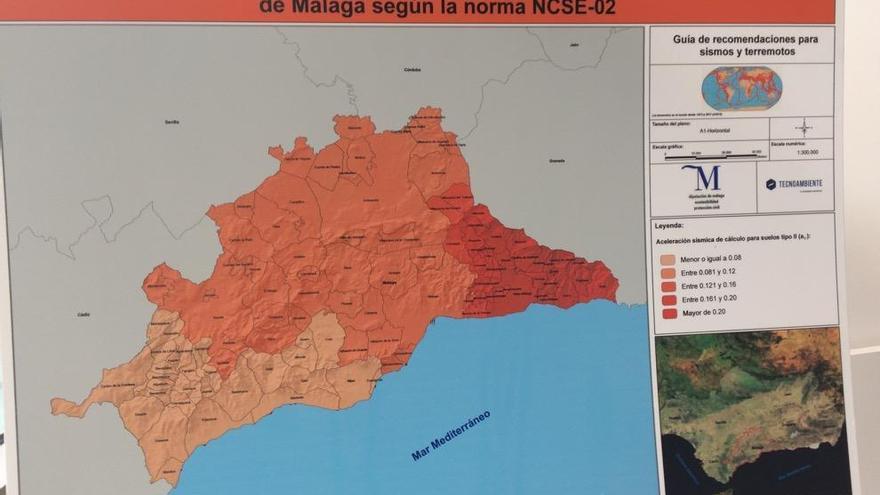 El mapa que detalla las diferentes zonas de peligro de la provincia.