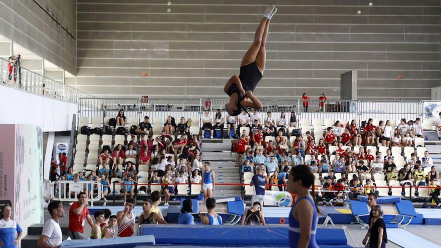 La ciudad disfruta de los mejores saltos de trampolín