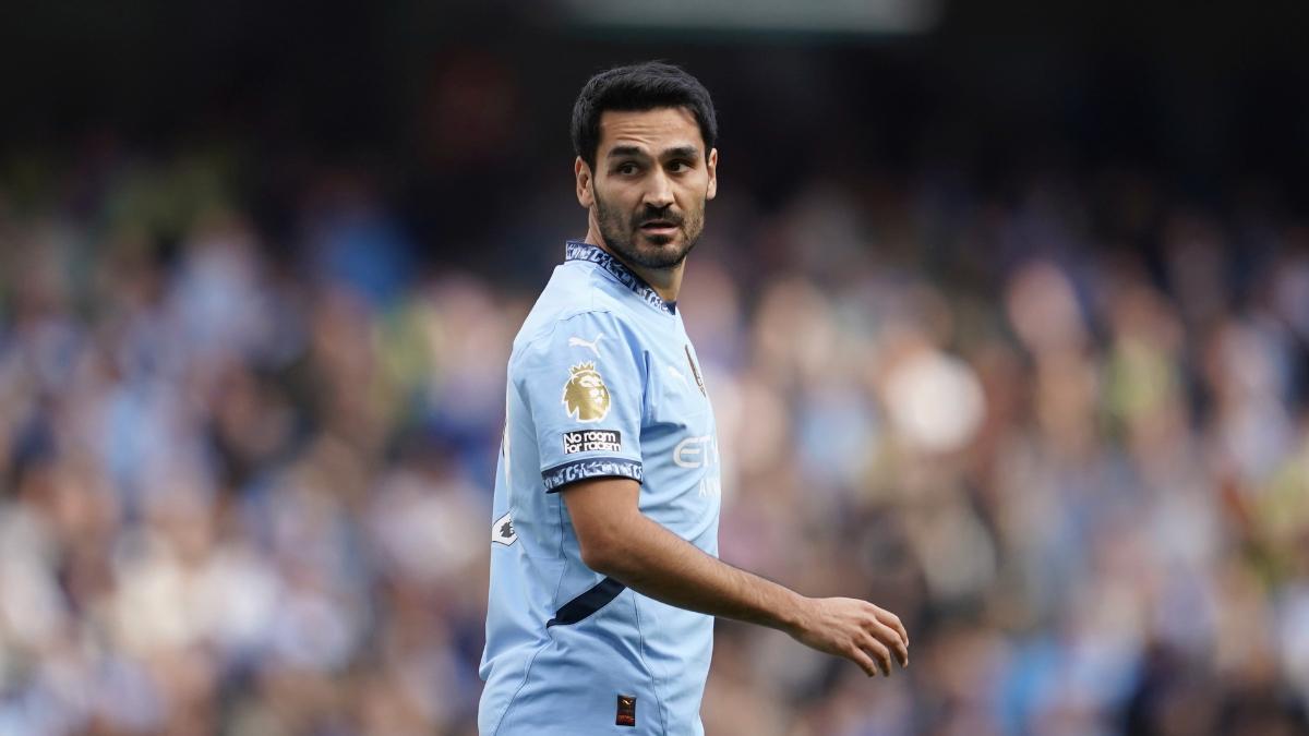 Ilkay Gundogan, con el Manchester City