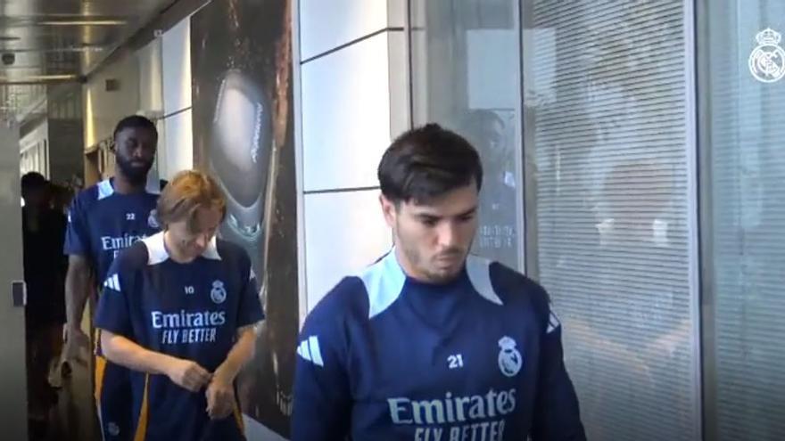 El Madrid se concentra para recibir al Celta en Copa