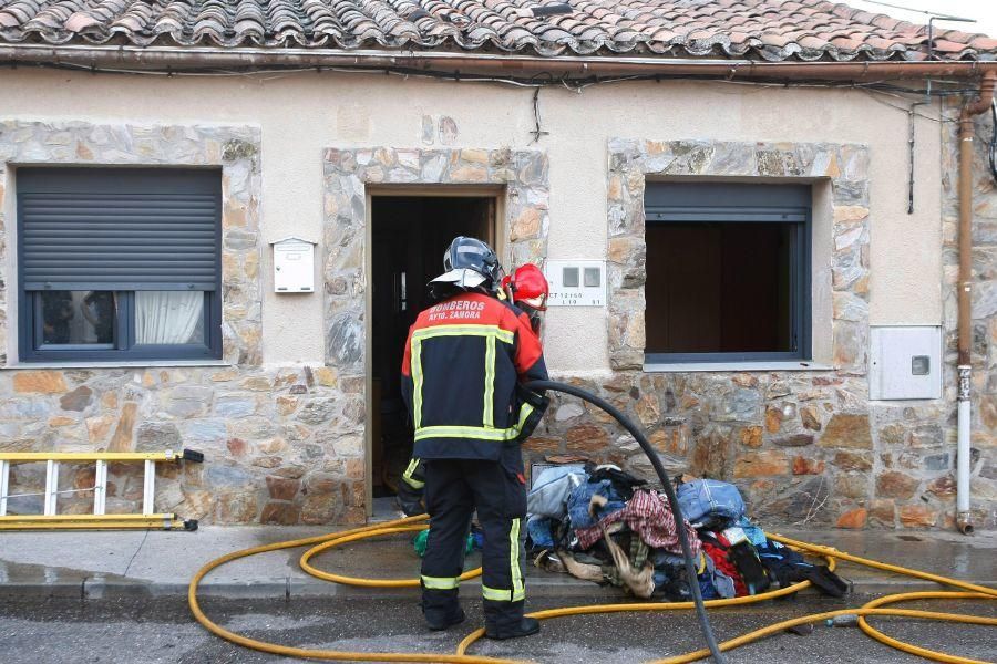 Incendio en el Espíritu Santo (Zamora)